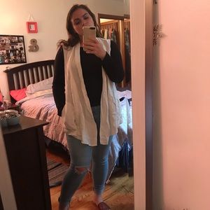 Who What Wear Sleeveless Cardigan